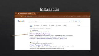 Installation
 