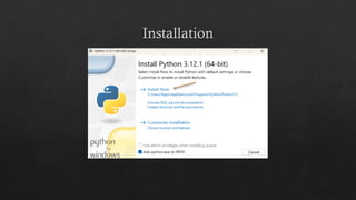Installation
 