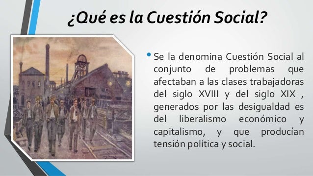 La cuestión social