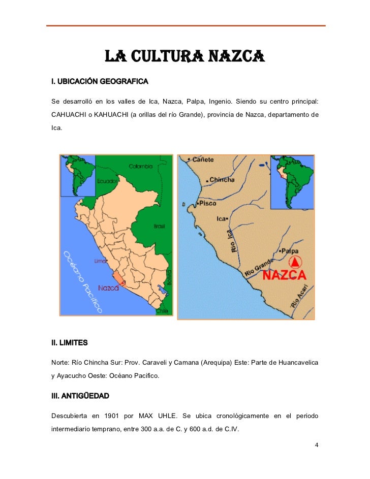 La cultura nazca