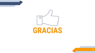 15
GRACIAS
 