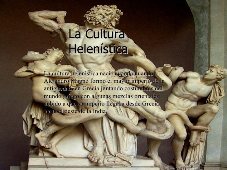 La cultura helenistica Jaime Pemán