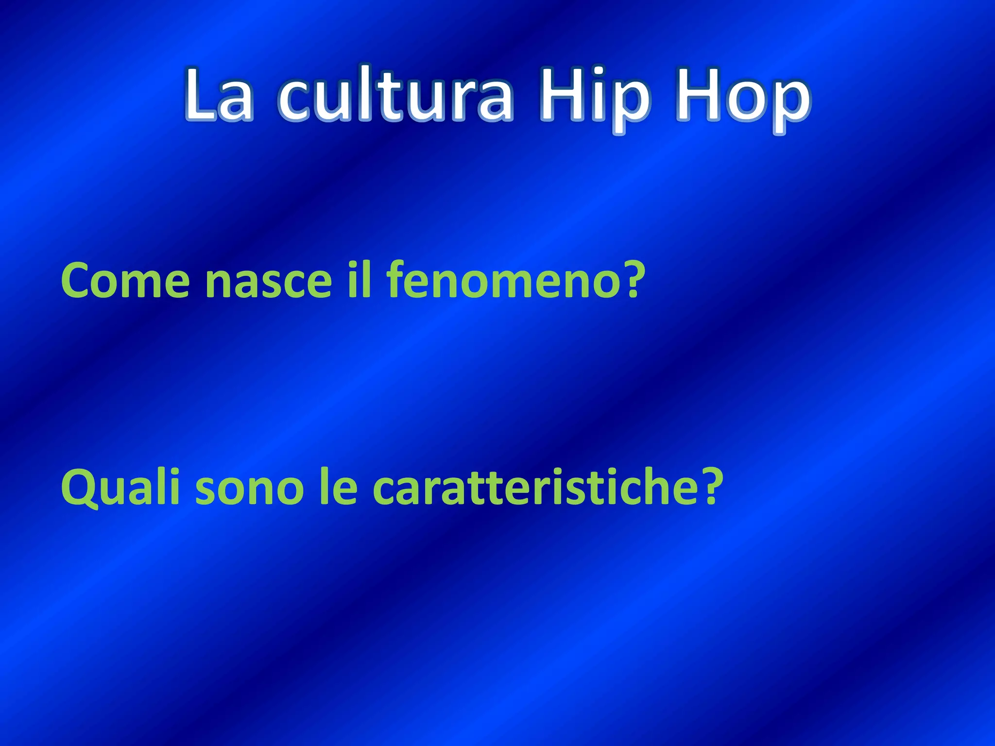 La cultura Hip Hop | PPTX