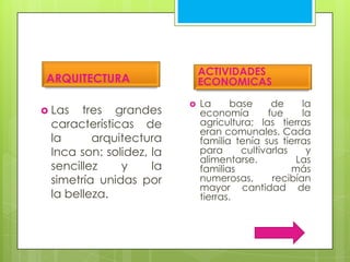 La cultura inca | PPTX