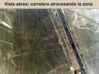 Vista aérea: carretera atravesando la zona

 