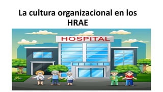 La cultura organizacional en los
HRAE
 