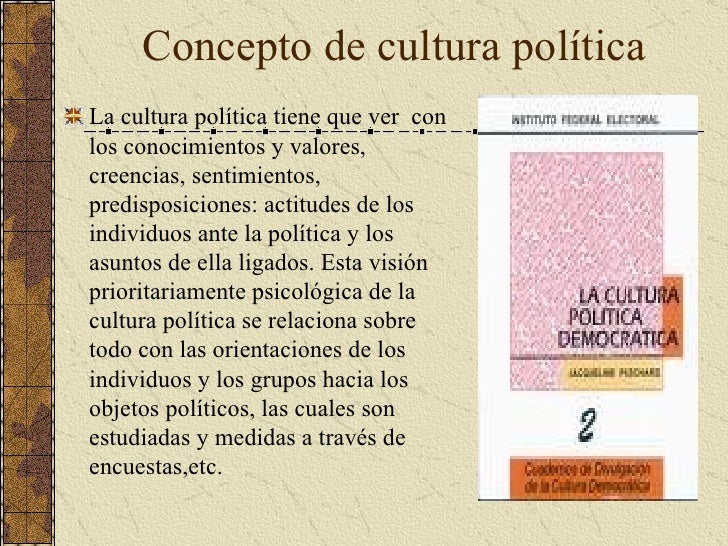 La Cultura PolíTica