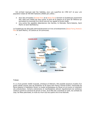 La culture guadeloupéenne