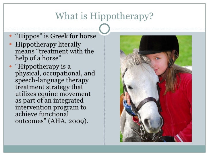 Hippotherapy autism picture