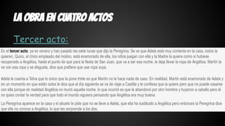 la obra en cuatro actos 
Tercer acto: 
 