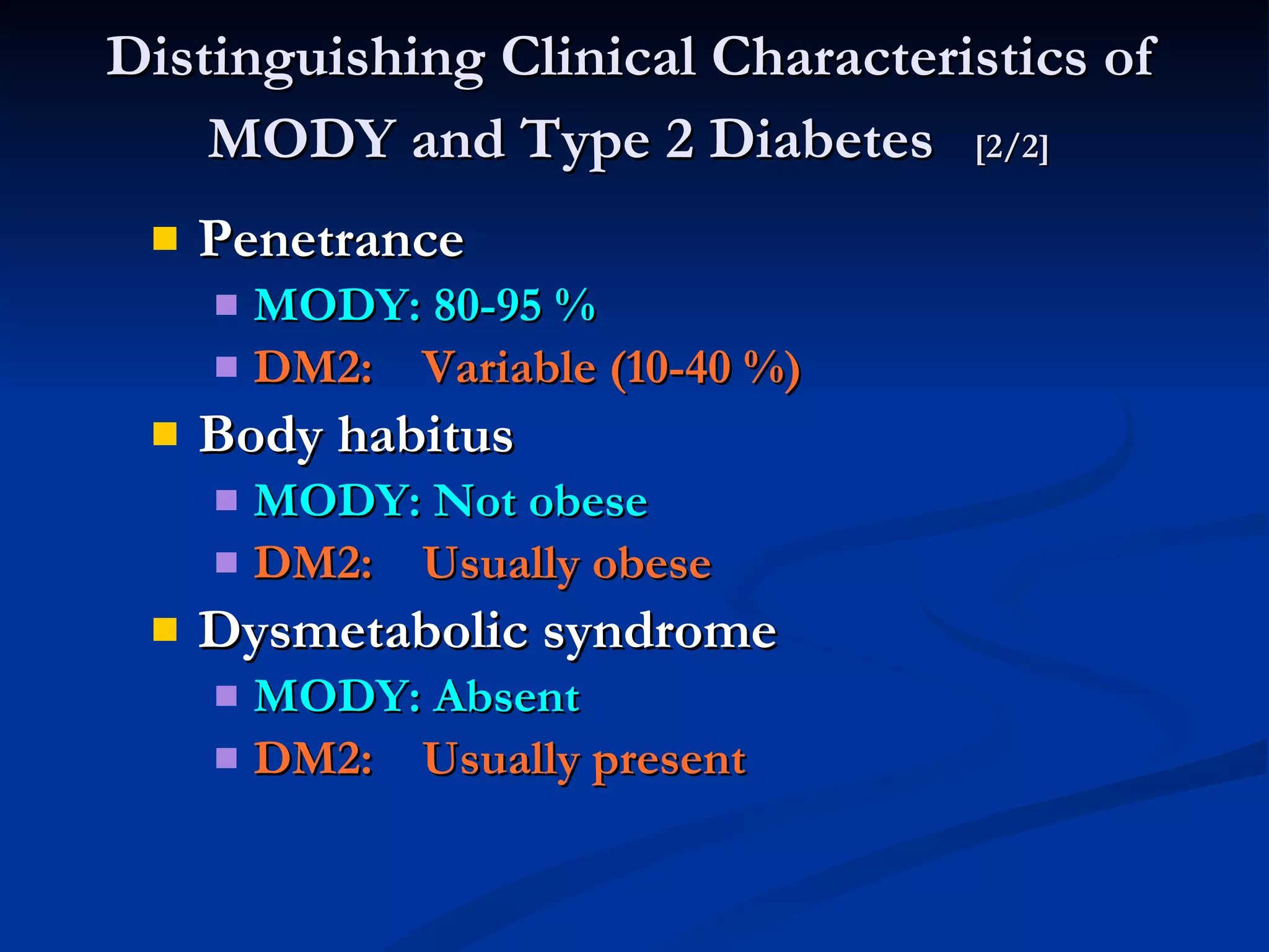 LADA & MODY DIABETES | PPT