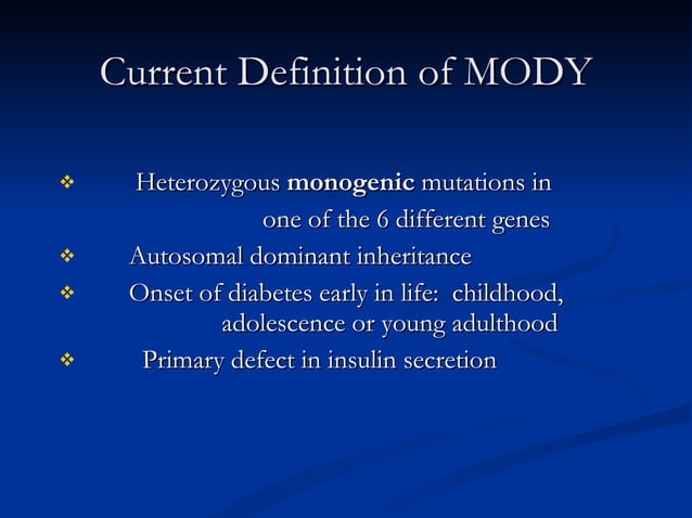 LADA & MODY DIABETES
