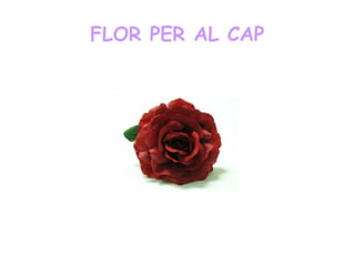 FLOR PER AL CAP
 
