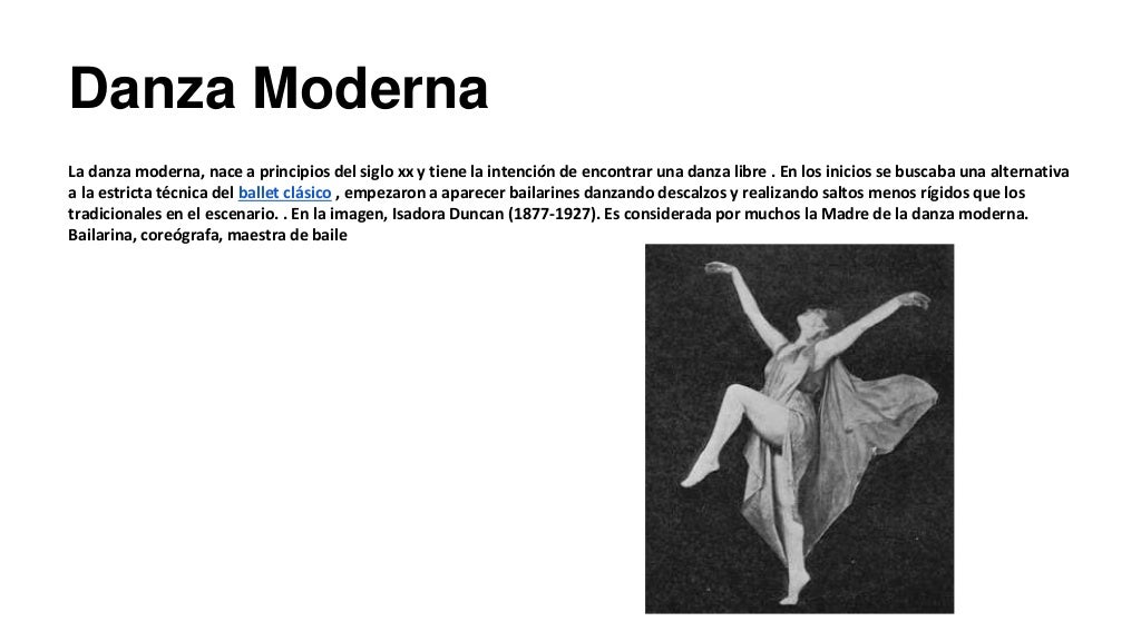 La danza en el siglo xx