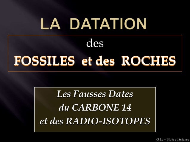 fond de datation de carbone