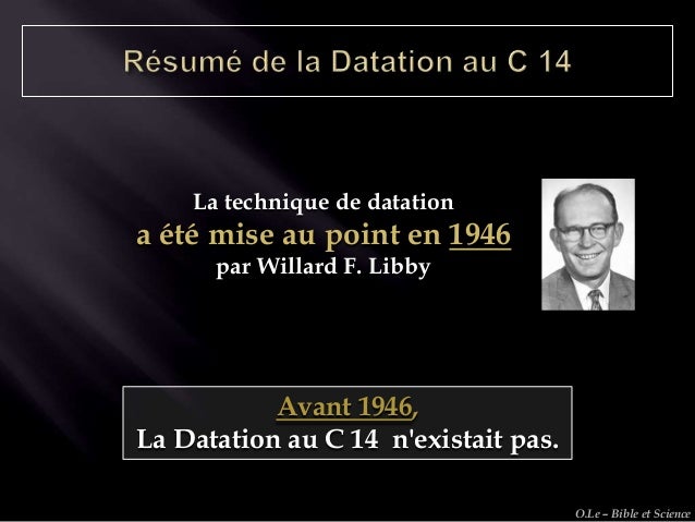 Exemple de profil de datation pour un mâle