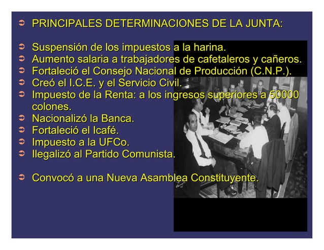 Costa Rica en la década de 1940