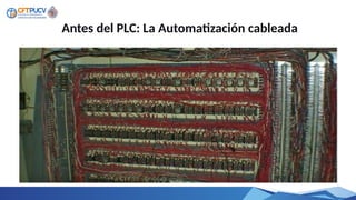 Antes del PLC: La Automatización cableada
 