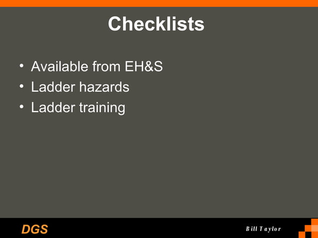 Ladder Safety | PPT