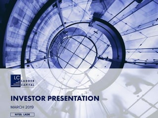 INVESTOR PRESENTATION
MARCH 2019
NYSE: LADR
 