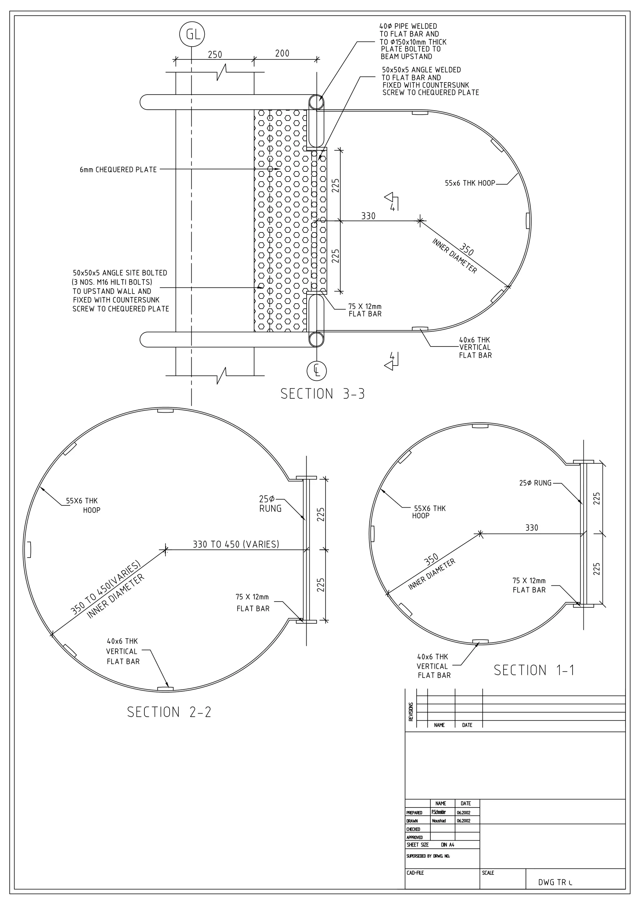 LADDER AND HANDRAIL DETAILS