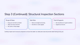 Ladder Inspection Form with eAuditor Audits and inspections | PDF