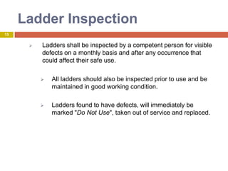 Ladder safety | PPTX