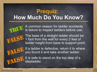 Ladder safety | PPT