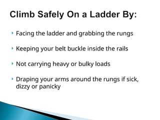 Ladder Safety in the workplace - ICM 1.ppt