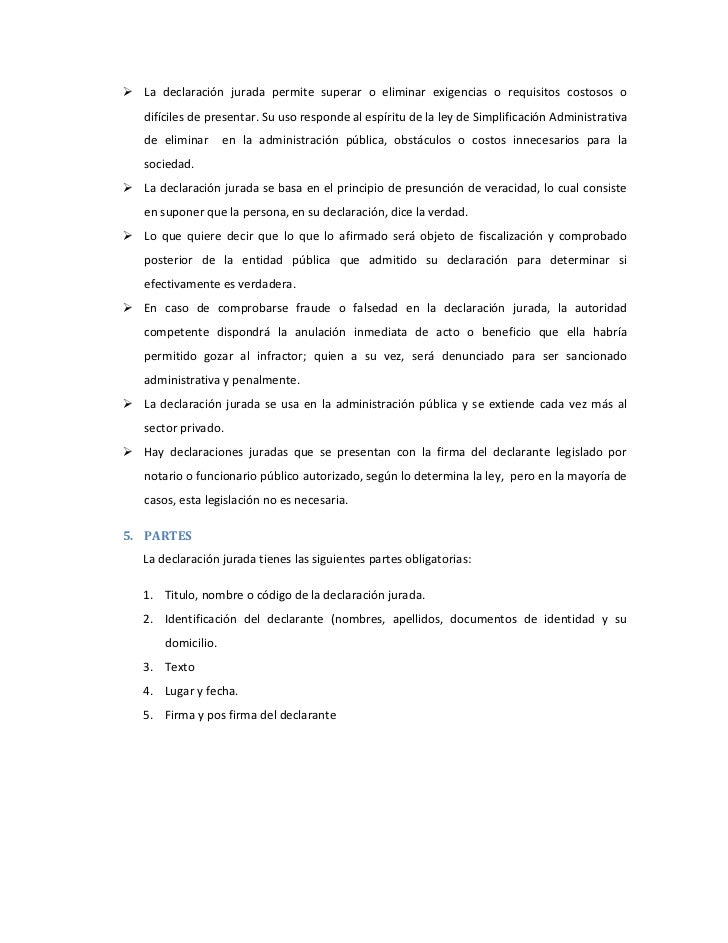 Declaracin Jurada Sobre Incompatibilidades Comprendido En | la declaraci 243 n jurada Declaracin Jurada Sobre Incompatibilidades Comprendido En | la declaraci 243 n jurada