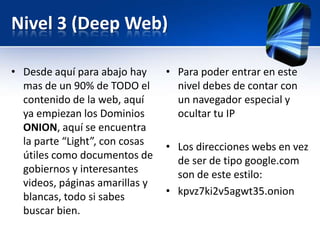 La Deep Web | PPTX