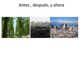 Antes , después, y ahora
 