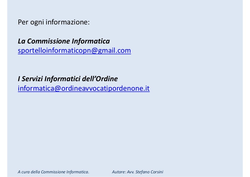 La delega alla consultazione registri di Cancelleria da consolle avvo…