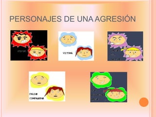 PERSONAJES DE UNA AGRESIÓN
 