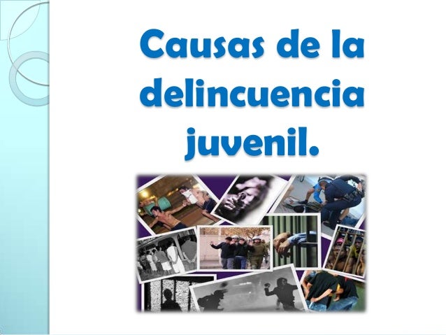 La delincuencia juvenil en nuestra comunidad