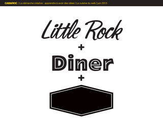 | La démarche créative : apprendre à avoir des idées | La cuisine du web | juin 2013
LittleRock+
+
 