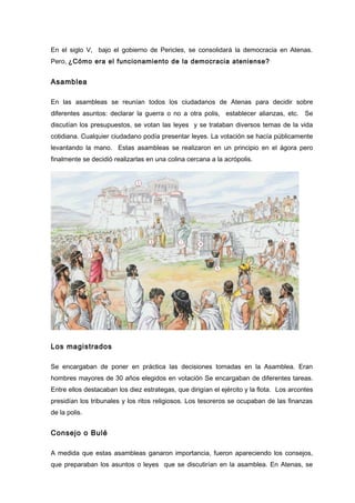 La democracia en atenas | DOC