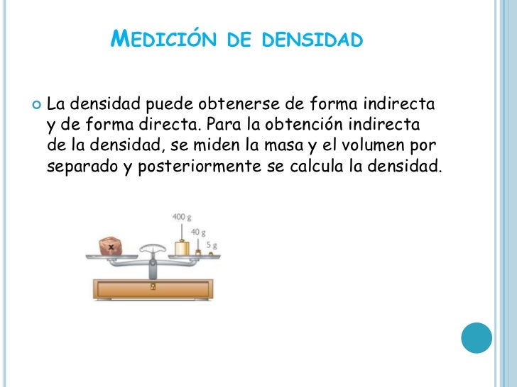 La densidad