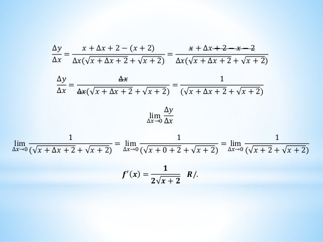 Regla De Los 4 Pasos Para Derivar Ejemplos Nuevo Ejemplo
