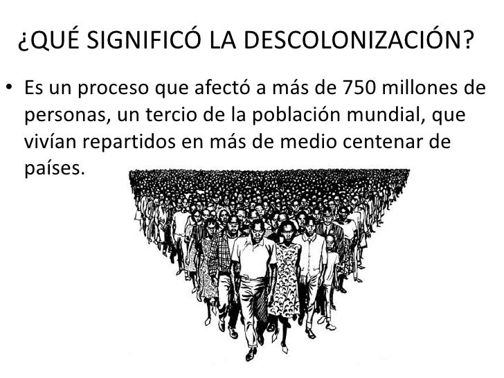 La descolonización