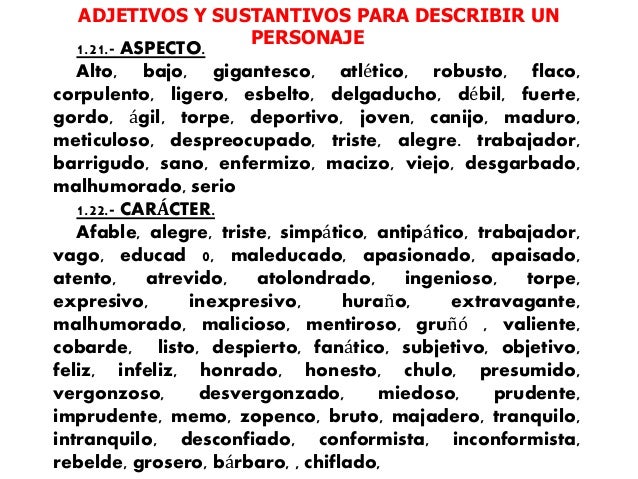 La descripción