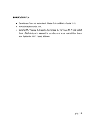 La desnutrición en el perú