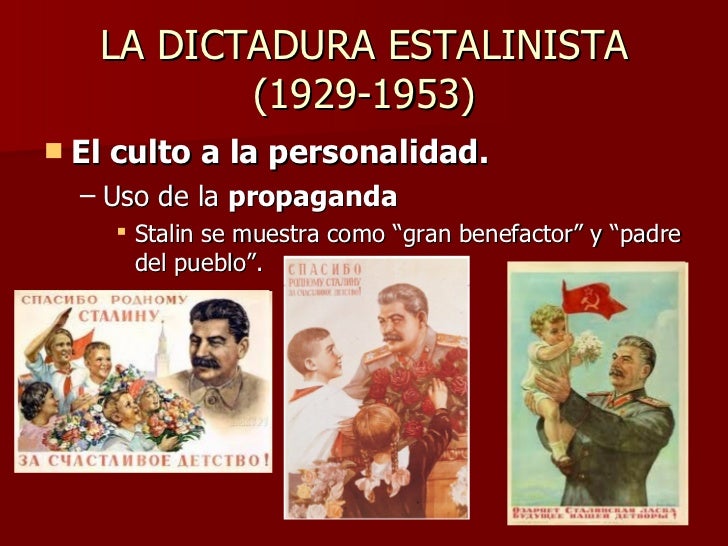 La dictadura estalinista