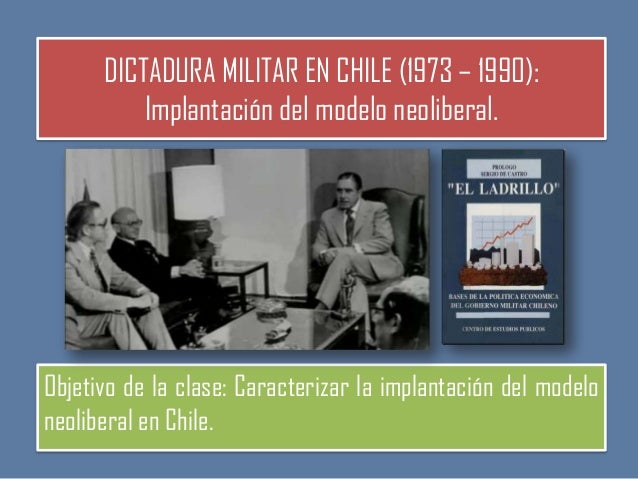 Dictadura Militar Y Modelo Neoliberal - 