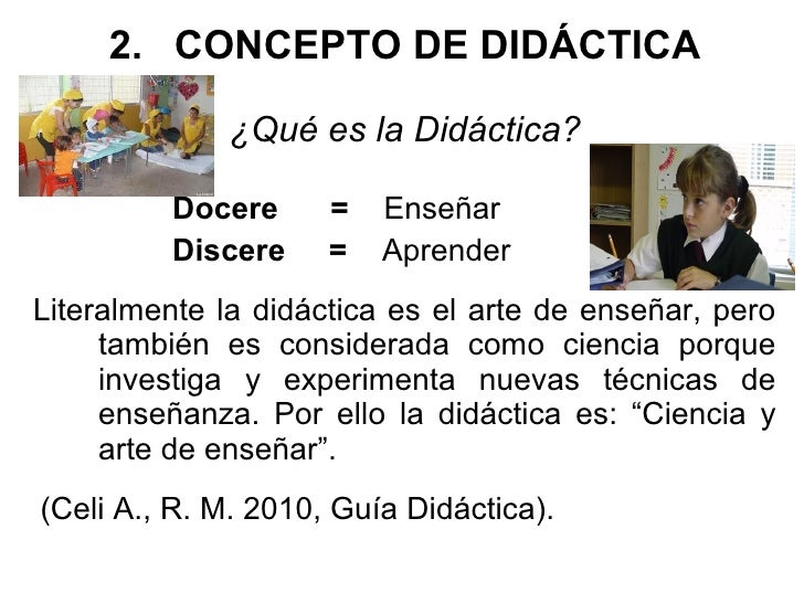 La didáctica disciplina pedagógica aplicada