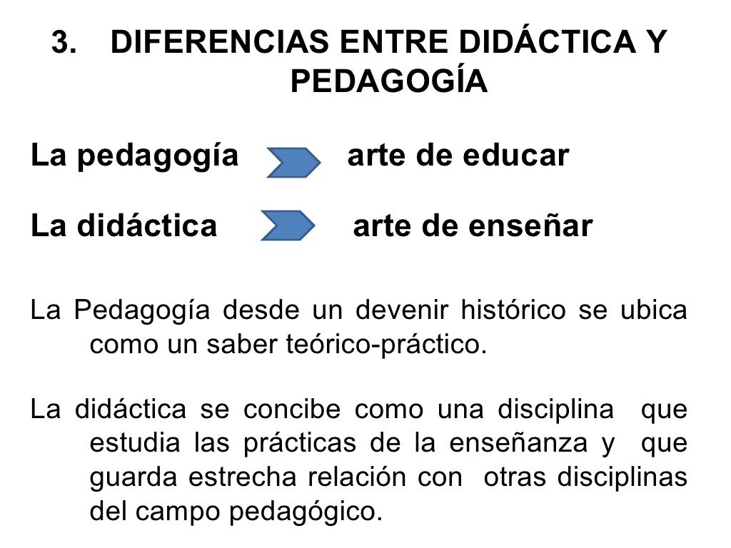 La didáctica disciplina pedagógica aplicada