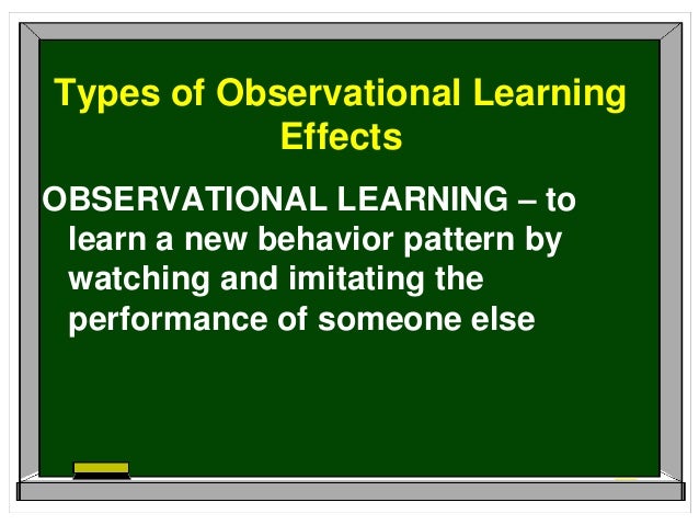 observational learning