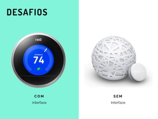 DESAFIOS
C O M
interface
S E M
Interface
 