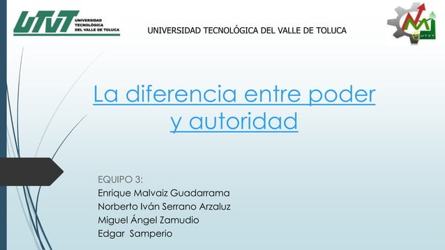 La diferencia entre poder y autoridad | PPTX | Business and Finance
