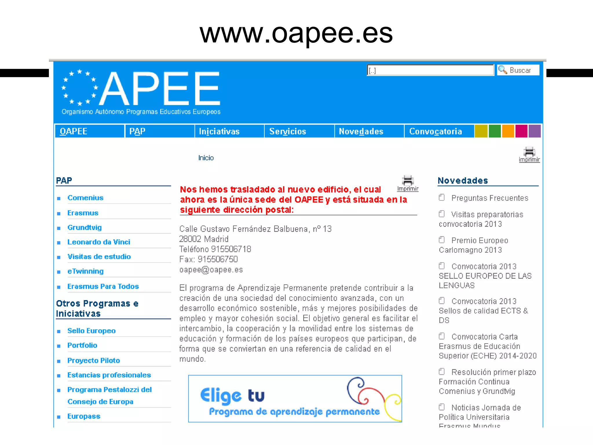 www.oapee.es
 